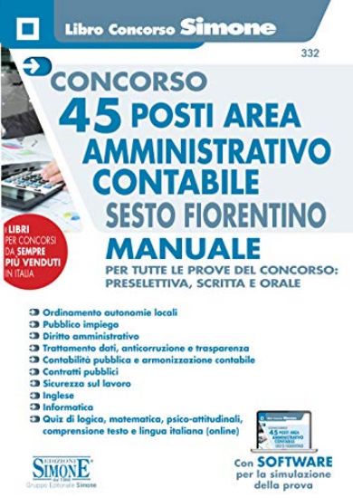 Immagine di CONCORSO 45 POSTI AREA AMMINISTRATIVO CONTABILE SESTO FIORENTINO - MANUALE