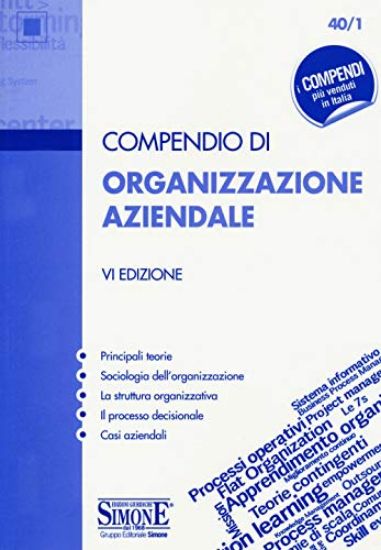 Immagine di COMPENDIO DI ORGANIZZAZIONE AZIENDALE 2020