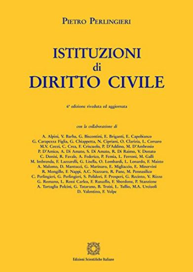 Immagine di ISTITUZIONI DI DIRITTO CIVILE