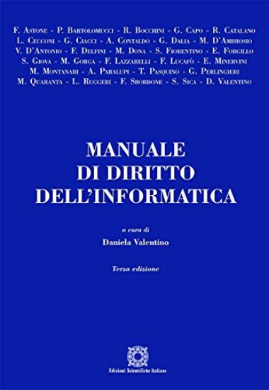 Immagine di MANUALE DI DIRITTO DELL`INFORMATICA