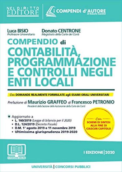 Immagine di COMPENDIO DI CONTABILITA` DEGLI ENTI LOCALI 2020