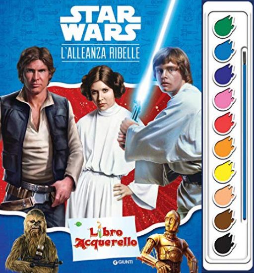 Immagine di ALLEANZA RIBELLE. STAR WARS. LIBRO ACQUERELLO. CON SET DI 10 COLORI ACQUERELLO (L`)