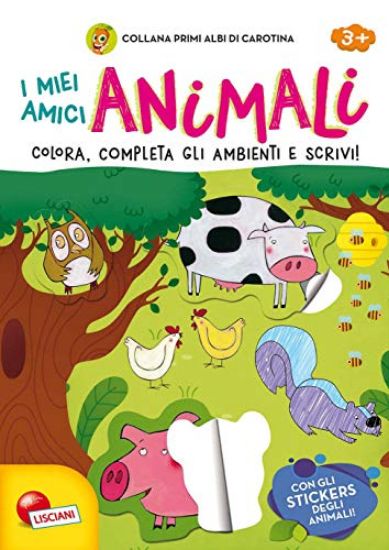 Immagine di MIEI AMICI ANIMALI. PRIMI ALBI CON STICKERS. CON ADESIVI. EDIZ. ILLUSTRATA (I)