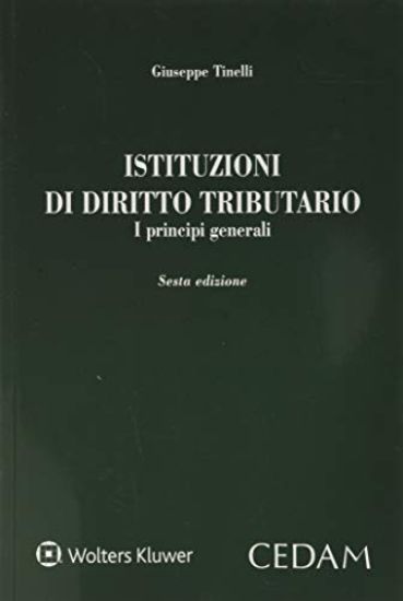 Immagine di ISTITUZIONI DI DIRITTO TRIBUTARIO. I PRINCIPI GENERALI