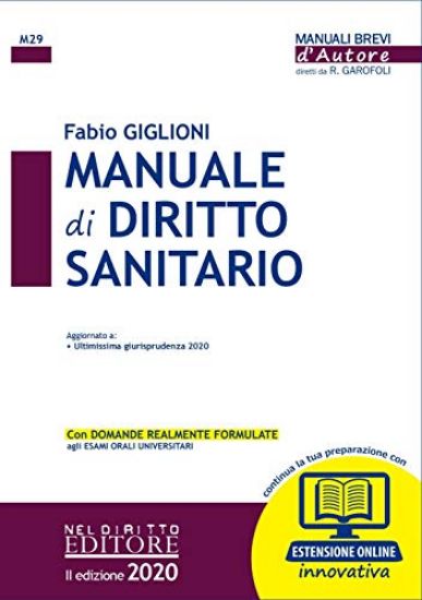 Immagine di MANUALE DI DIRITTO SANITARIO