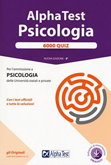 Immagine di ALPHA TEST. PSICOLOGIA. 6000 QUIZ. CON SOFTWARE DI SIMULAZIONE