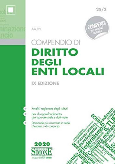 Immagine di DIRITTO DEGLI ENTI LOCALI 2020