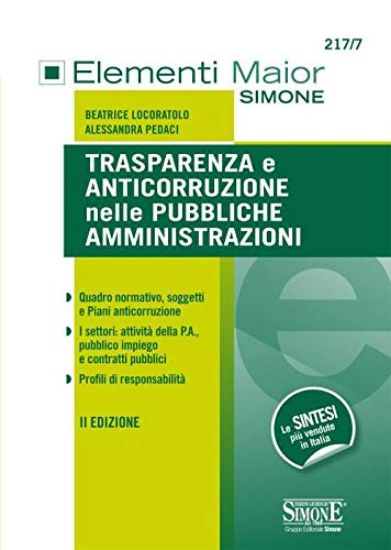 Immagine di TRASPARENZA E ANTICORRUZIONE NELLE PUBBLICHE AMMINISTRAZIONI