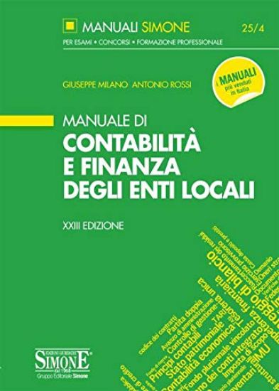 Immagine di MANUALE DI CONTABILITA E FINANZA DEGLI ENTI LOCALI 2020