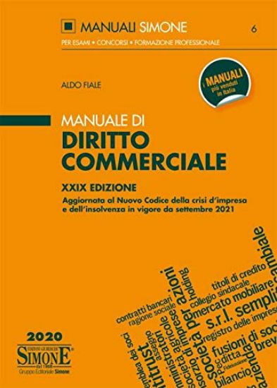 Immagine di MANUALE DI DIRITTO COMMERCIALE