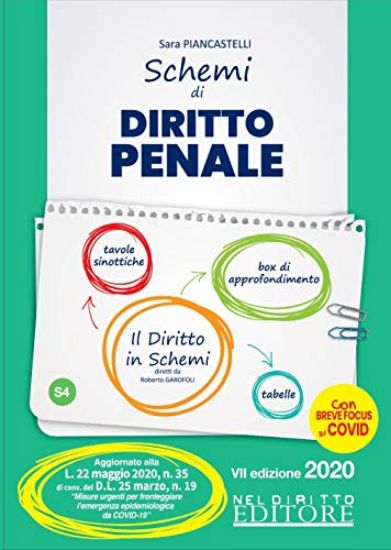 Immagine di SCHEMI DI DIRITTO PENALE. PARTE GENERALE E SPECIALE