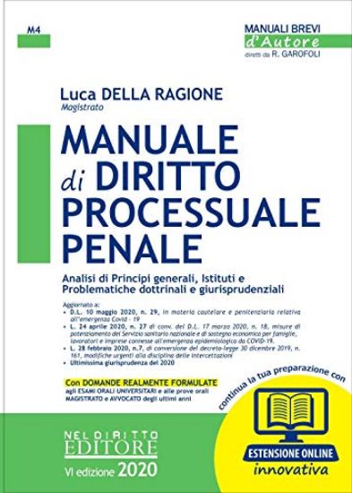 Immagine di MANUALE DI DIRITTO PROCESSUALE PENALE. CON CONTENUTO DIGITALE PER ACCESSO ON LINE