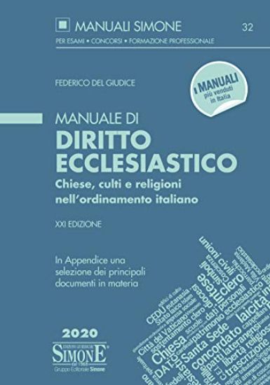 Immagine di MANUALE DI DIRITTO ECCLESIASTICO