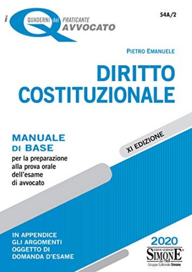 Immagine di DIRITTO COSTITUZIONALE