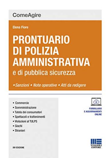 Immagine di PRONTUARIO DI POLIZIA AMMINISTRATIVA E DI PUBBLICA SICUREZZA