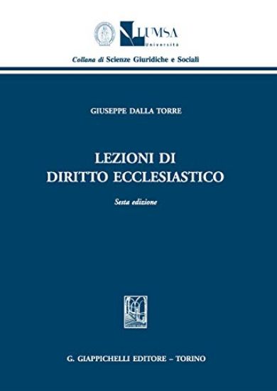 Immagine di LEZIONI DI DIRITTO ECCLESIASTICO