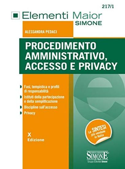 Immagine di PROCEDIMENTO AMMINISTRATIVO ACCESSO E PRIVACY