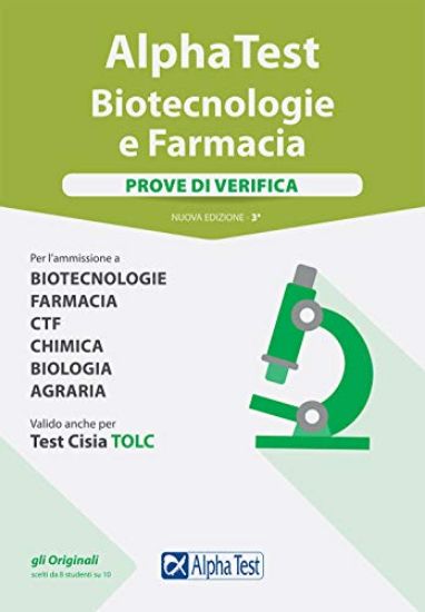 Immagine di ALPHA TEST. BIOTECNOLOGIE E FARMACIA. PROVE DI VERIFICA. CON SOFTWARE DI SIMULAZIONE