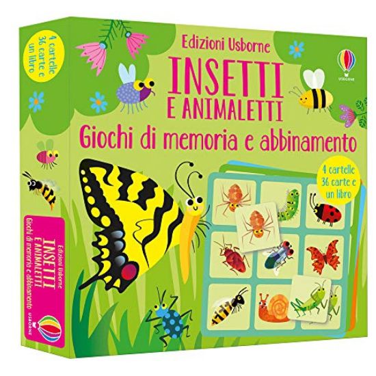 Immagine di INSETTI E ANIMALETTI. GIOCHI DI MEMORIA E ABBINAMENTO. EDIZ. A COLORI. CON GADGET. CON 36 CARTE