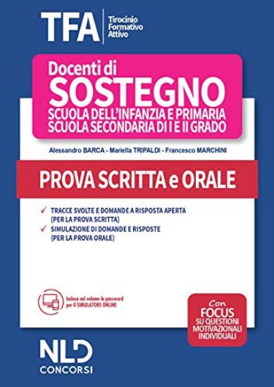 Immagine di TFA. TIROCINIO FORMATIVO ATTIVO 2020. DOCENTI DI SOSTEGNO SCUOLA DELL`INFANZIA E PRIMAR