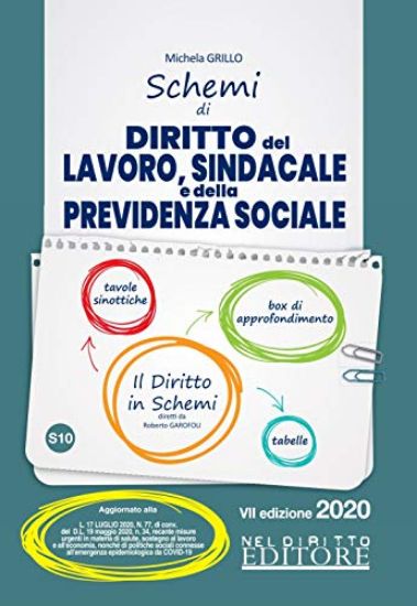 Immagine di SCHEMI DI DIRITTO DEL LAVORO, SINDACALE E DELLA PREVIDENZA SOCIALE