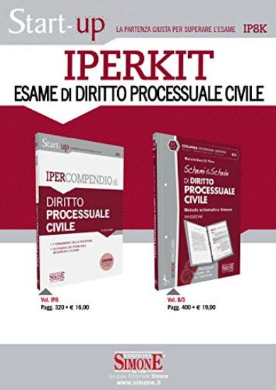 Immagine di IPERKIT ESAME DI DIRITTO PROCESSUALE CIVILE - IPERCOMPENDIO + SCHEMI