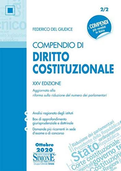 Immagine di COMPENDIO DI DIRITTO COSTITUZIONALE 2/2