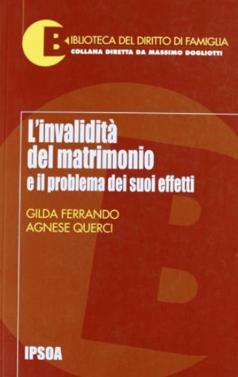 Immagine di INVALIDITA` DEL MATRIMONIO (L`)