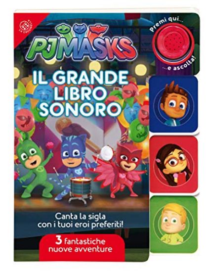 Immagine di GRANDE LIBRO SONORO. PJ MASKS. EDIZ. A COLORI (IL)