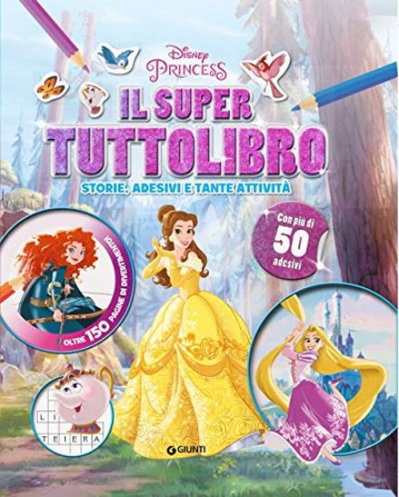 Immagine di SUPER TUTTOLIBRO. PRINCIPESSE. CON ADESIVI (IL)