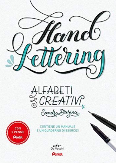 Immagine di ALFABETI CREATIVI. HAND LETTERING. CON 2 GADGET. CON TACCUINO