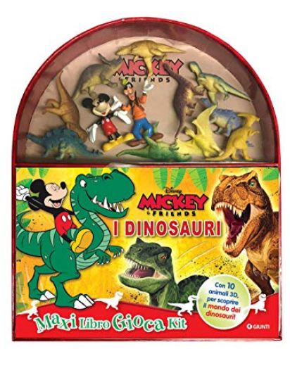 Immagine di DINOSAURI. MICKEY & FRIENDS. MAXI LIBRO GIOCA KIT. CON GADGET (I)