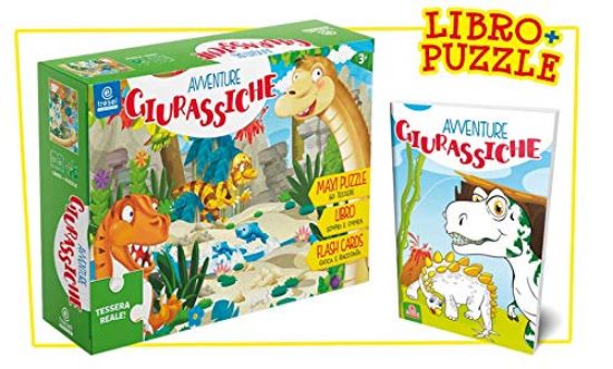 Immagine di AVVENTURE GIURASSICHE (LIBRO + PUZZLE + FLASHCARDS)