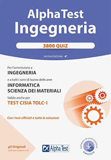 Immagine di ALPHA TEST. INGEGNERIA 3800 QUIZ