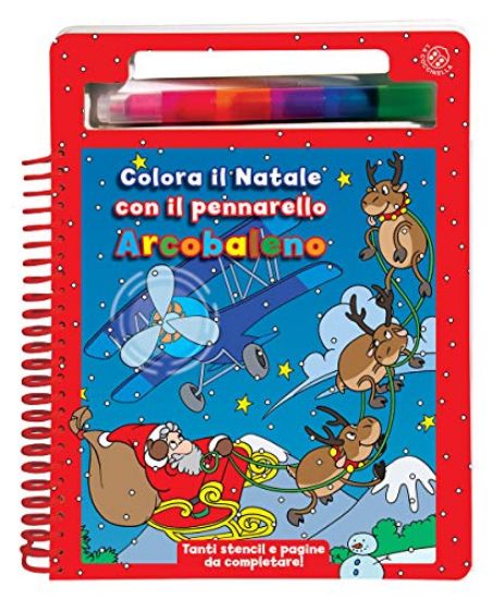 Immagine di COLORA IL NATALE CON IL PENNARELLO ARCOBALENO. EDIZ. A COLORI. CON GADGET