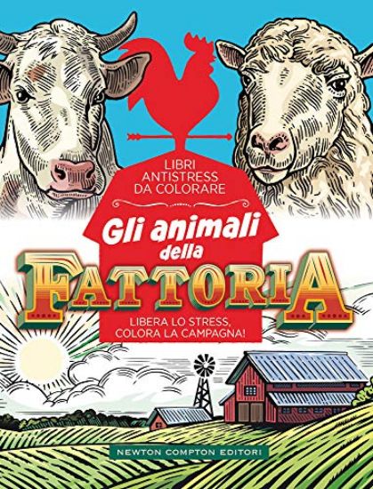 Immagine di ANIMALI DELLA FATTORIA. LIBRI ANTISTRESS DA COLORARE (GLI)