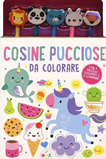 Immagine di COSINE PUCCIOSE DA COLORARE. EDIZ. ILLUSTRATA. CON GADGET