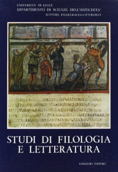 Immagine di STUDI DI FILOLOGIA E LETTERATURA