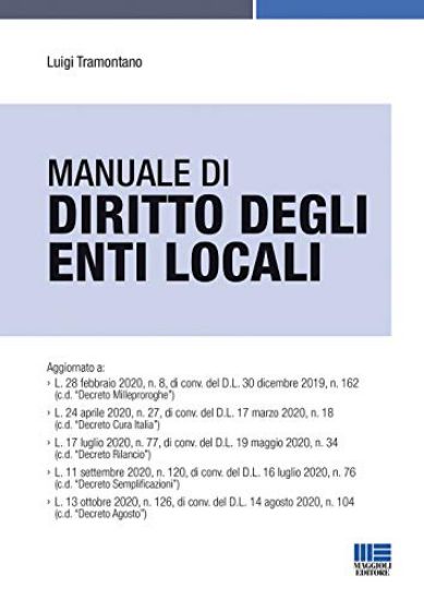 Immagine di MANUALE DI DIRITTO DEGLI ENTI LOCALI