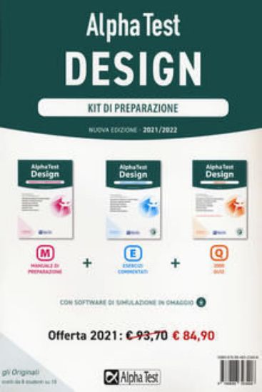 Immagine di ALPHA TEST. DESIGN. KIT DI PREPARAZIONE