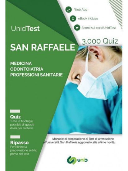 Immagine di UNIVERSITA` SAN RAFFAELE 2020-2021. MEDICINA ODONTOIATRIA PROFESSIONI SANITARIE QUIZ