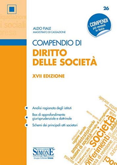 Immagine di COMPENDIO DI DIRITTO DELLE SOCIETA`