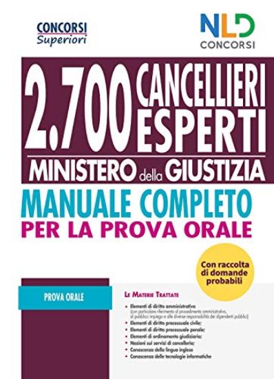 Immagine di CONCORSO CANCELLIERI ESPERTI 2020: MANUALE COMPLETO PER LA PROVA ORALE