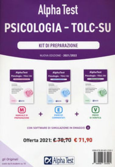 Immagine di ALPHA TEST. PSICOLOGIA. KIT DI PREPARAZIONE