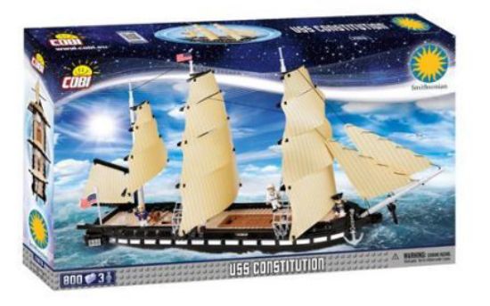 Immagine di FREGATA AMERICANA A TRE ALBERI USS CONSTITUTION COSTRUZIONI 800 PZ - 094955