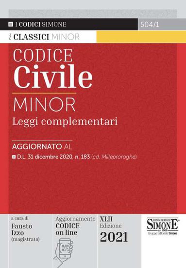 Immagine di CODICE CIVILE E LEGGI COMPLEMENTARI