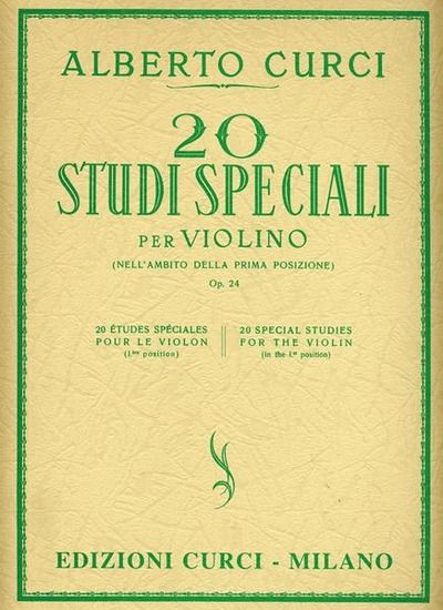 Immagine di 20 STUDI SPECIALI PER VIOLINO (NELL`AMBITO DELLA PRIMA POSIZIONE) OP. 24