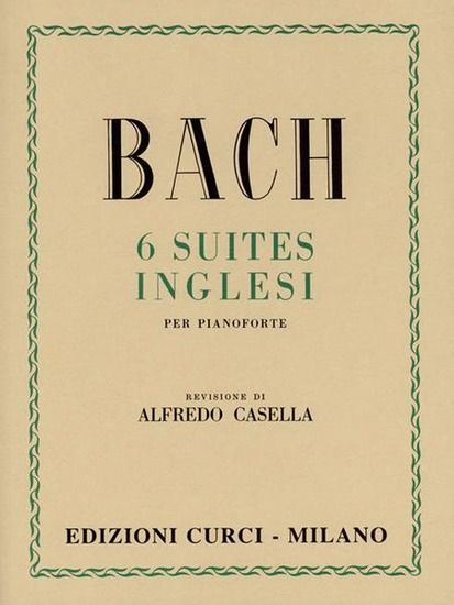 Immagine di BACH 6 SUITES INGLESI PER PIANOFORTE