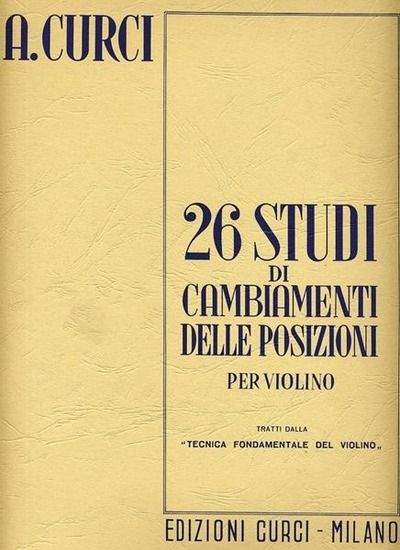 Immagine di 26 STUDI DI CAMBIAMENTI DELLE POSIZIONI PER VIOLINO