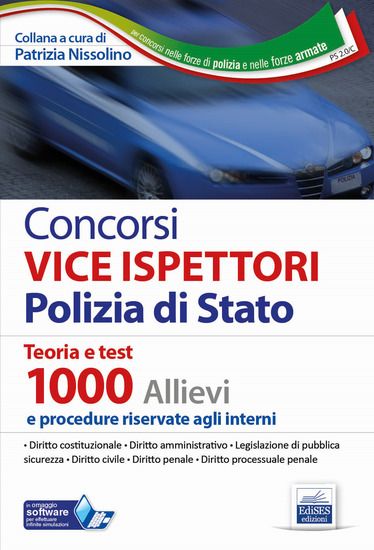 Immagine di CONCORSI VICE ISPETTORI POLIZIA DI STATO. TEORIA E TEST 1000 ALLIEVI